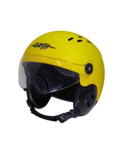 Gath Gedi med  halfface visor yellow