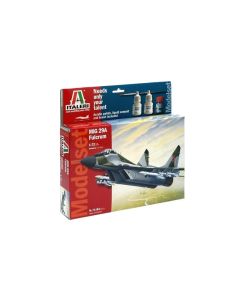 Italeri Byggesett 1:72 MIG 29 m/lim og maling