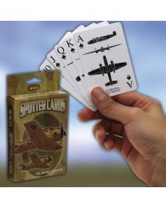 Kortstokk/playing cards spotter cards WWII