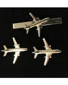 Slipsnål/Mansjettknapp sett Boeing 737