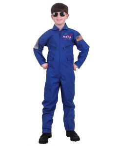 Flydress Barn NASA Blå