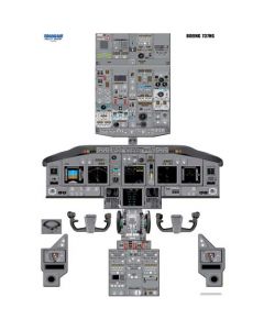 Plakat Cockpit 737-NG