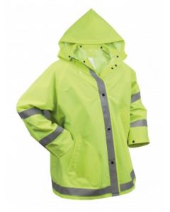 Reflective safety rain jacket/regnfrakk