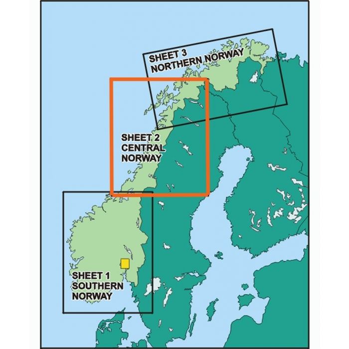 icao kart norge ICAO Norge Sentral 2020 Ferdig laminert